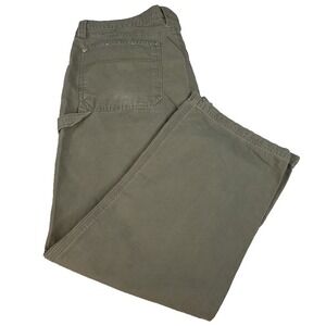 Columbia Sportswear Co Utility Carpenter‎ Work Pants Green 42x32 Granite Cloth